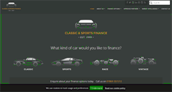 Desktop Screenshot of classicandsportsfinance.com